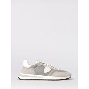 Philippe Model Men Philippe Model Suede And Mesh Sneakers